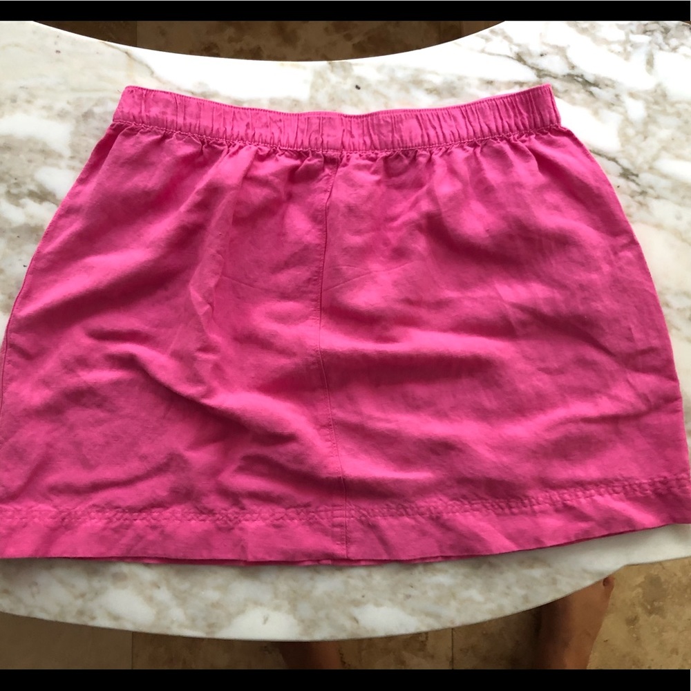 Pink linen skirt size: M\L